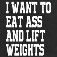 I Want To Eat Ass And Lift Weights Adult Drive Performance Visor