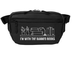 I'm With The Banned Book Lovers Political Statement Crossbody Pack