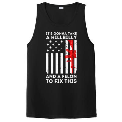 IM With The Outlaw And The Hillbilly 2024 Saying Quote PosiCharge Competitor Tank