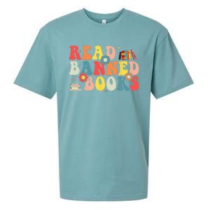 I'm With The Banned Books I Read Banned Books Lovers Sueded Cloud Jersey T-Shirt