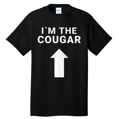 I´m With The Cougar Humor Halloween Birthday Gift Tall T-Shirt