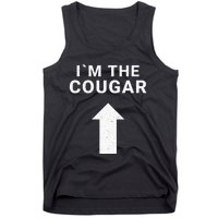 I´m With The Cougar Humor Halloween Birthday Gift Tank Top