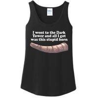 I Went To The Dark Tower And All I Got Was This Stupid Horn Ladies Essential Tank