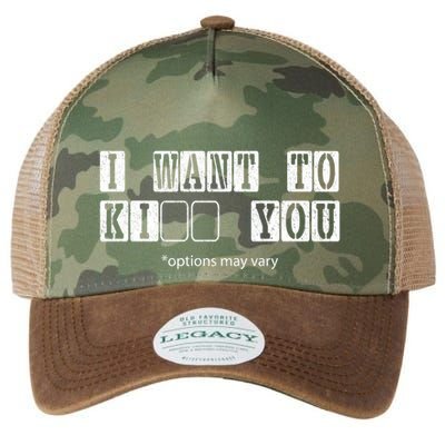 I Want To Options Mary Vary Funny Legacy Tie Dye Trucker Hat