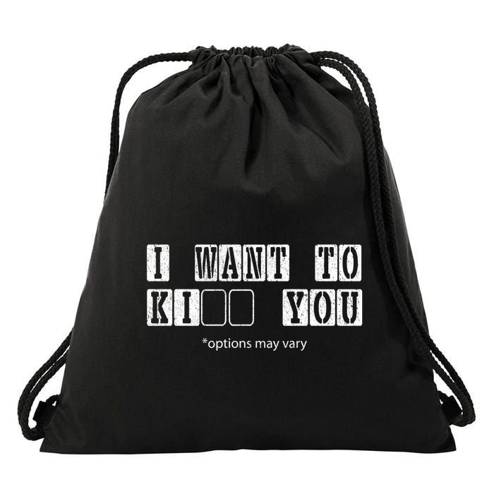 I Want To Options Mary Vary Funny Drawstring Bag