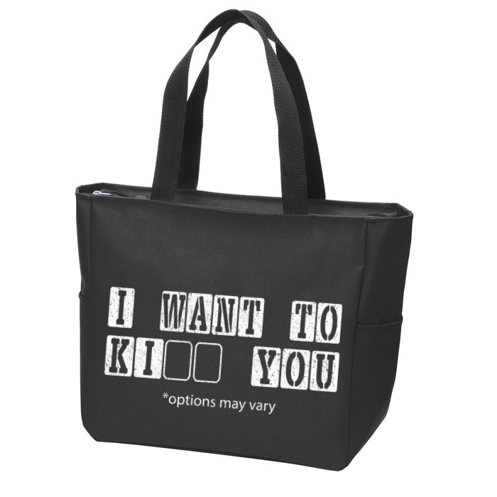 I Want To Options Mary Vary Funny Zip Tote Bag