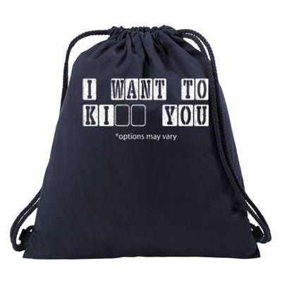 I Want To Options Mary Vary Funny Drawstring Bag