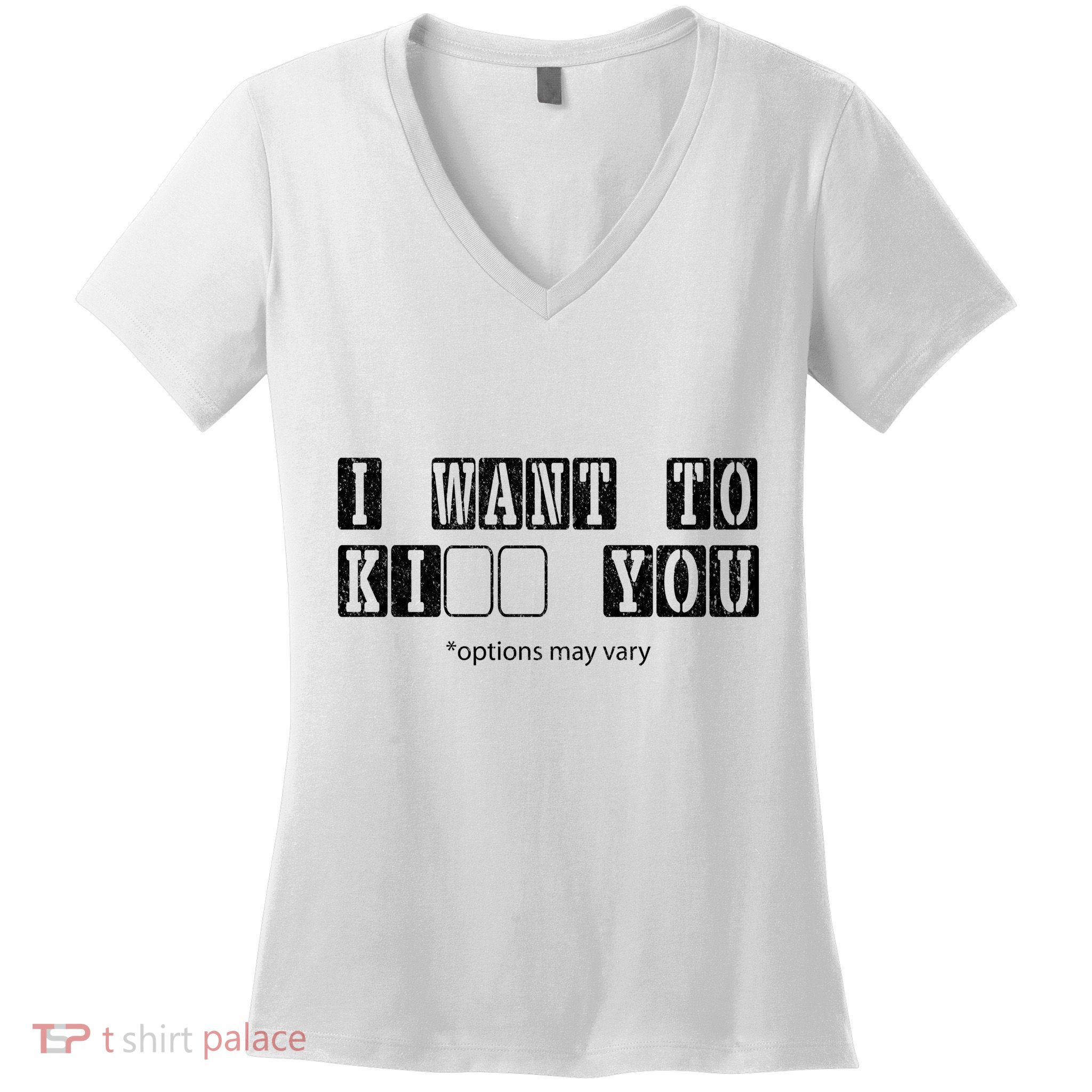 I Want To Options Mary Vary Funny Women's V-Neck T-Shirt