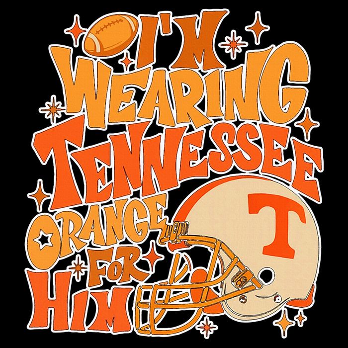 IM Wearing Tennessee Orange For Him Flat Bill Trucker Hat