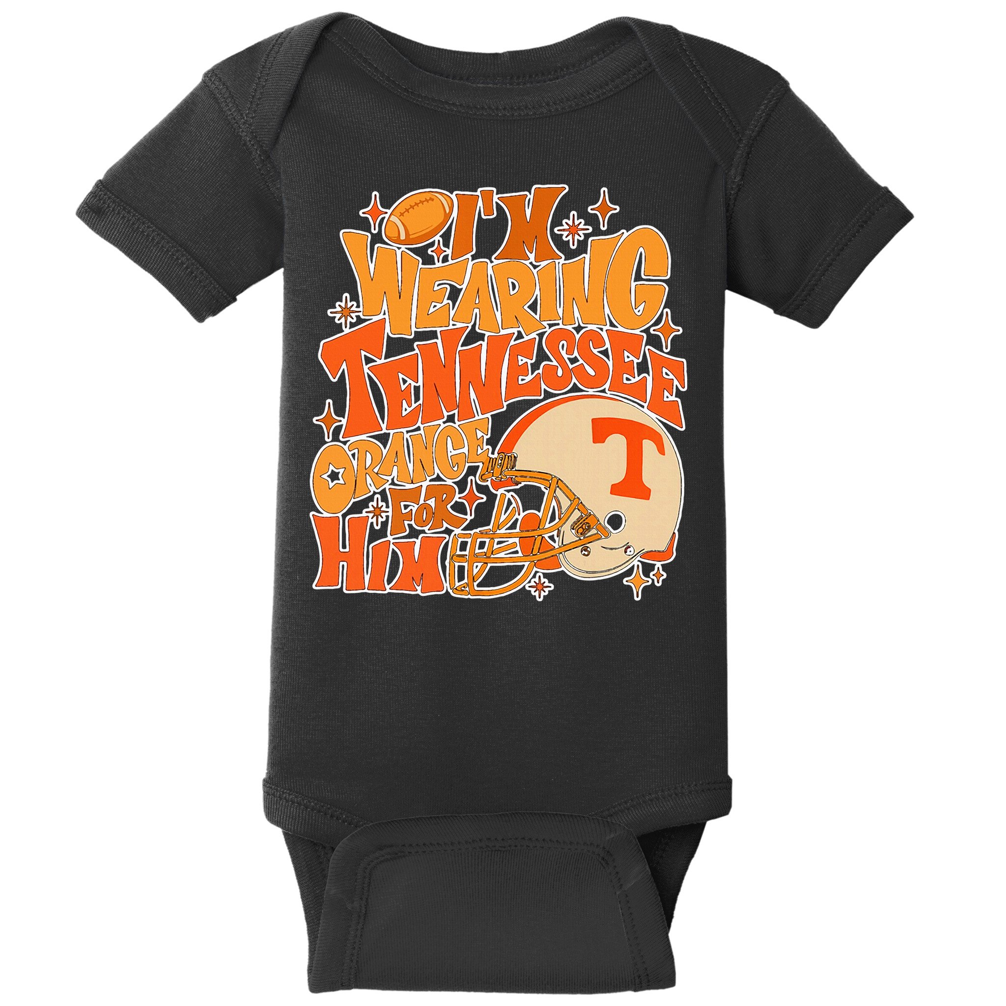 IM Wearing Tennessee Orange For Him Baby Bodysuit