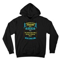 I Wanted To Go Jogging But Proverbs 28 1 Hoodie