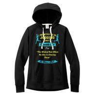 I Wanted To Go Jogging But Proverbs 28 1 Women's Fleece Hoodie