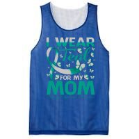 I Wear Teal For My Mom Digeorge Syndrome Awareness Gift Mesh Reversible Basketball Jersey Tank