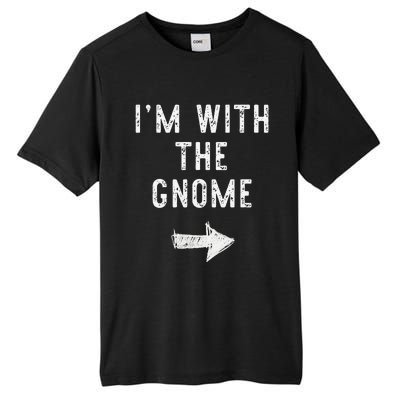 IM With The Gnome Costume Halloween Matching Couple Tall Fusion ChromaSoft Performance T-Shirt