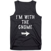 IM With The Gnome Costume Halloween Matching Couple Tank Top