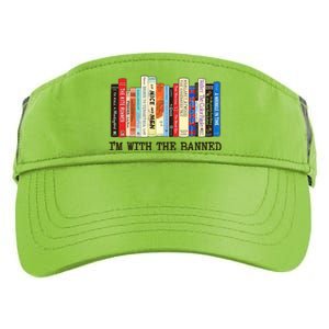 IM With The Banned Banned Books Reading Books Adult Drive Performance Visor