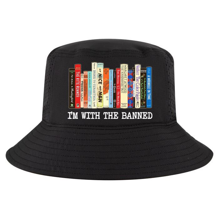 IM With The Banned Banned Books Reading Books Cool Comfort Performance Bucket Hat