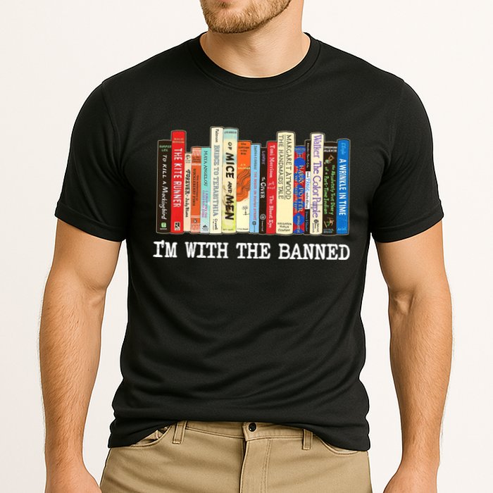 IM With The Banned Banned Books Reading Books Cooling Performance Crew T-Shirt