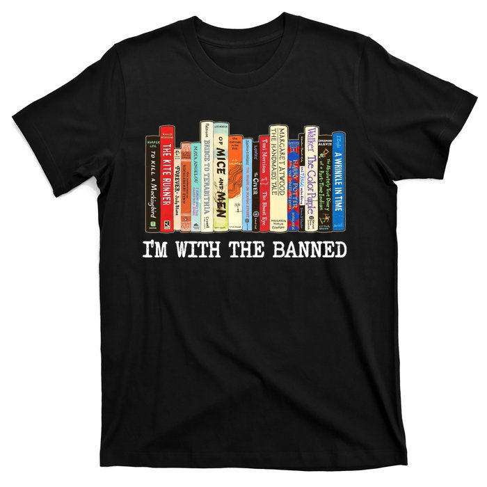 IM With The Banned Banned Books Reading Books T-Shirt