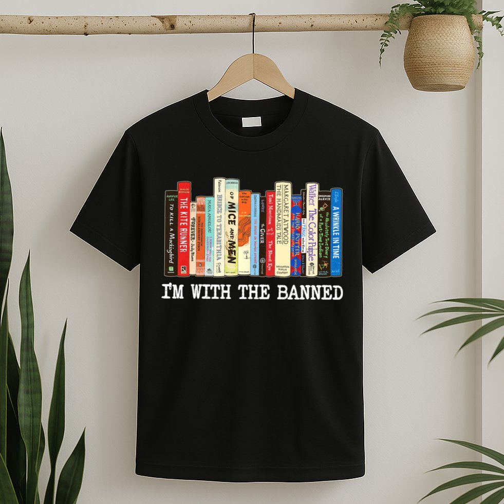 IM With The Banned Banned Books Reading Books T-Shirt