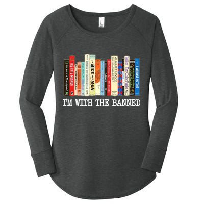IM With The Banned Banned Books Reading Books Women's Perfect Tri Tunic Long Sleeve Shirt