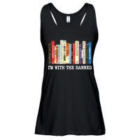 IM With The Banned Banned Books Reading Books Ladies Essential Flowy Tank