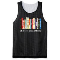 IM With The Banned Banned Books Reading Books Mesh Reversible Basketball Jersey Tank