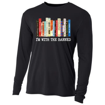 IM With The Banned Banned Books Reading Books Cooling Performance Long Sleeve Crew