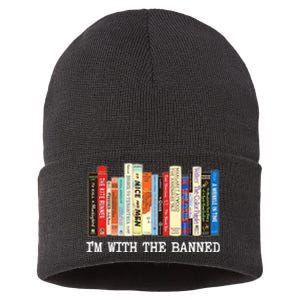 IM With The Banned Banned Books Reading Books Sustainable Knit Beanie