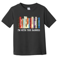 IM With The Banned Banned Books Reading Books Toddler T-Shirt