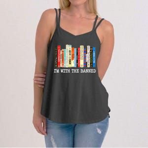 IM With The Banned Banned Books Reading Books Women's Strappy Tank