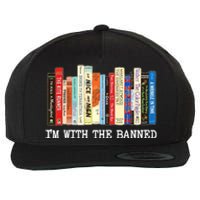 IM With The Banned Banned Books Reading Books Wool Snapback Cap