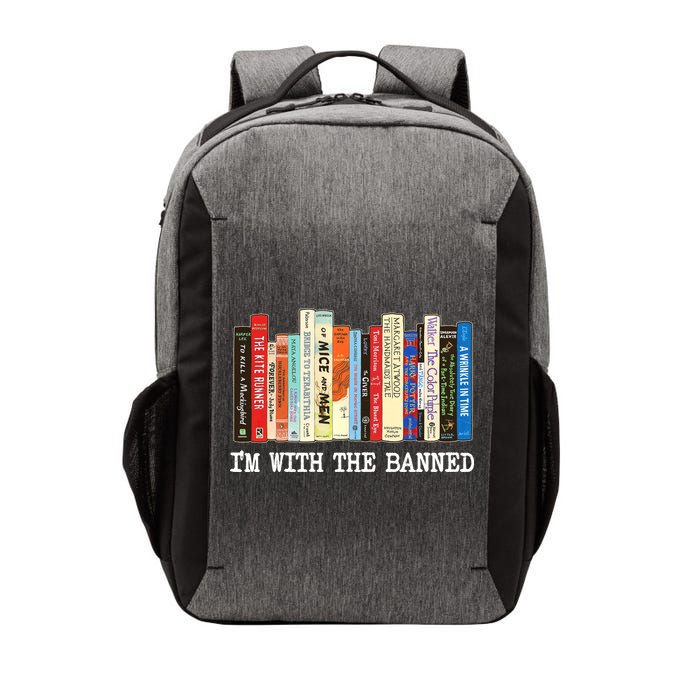 IM With The Banned Banned Books Reading Books Vector Backpack