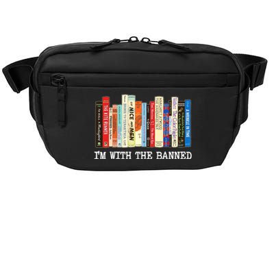 IM With The Banned Banned Books Reading Books Crossbody Pack