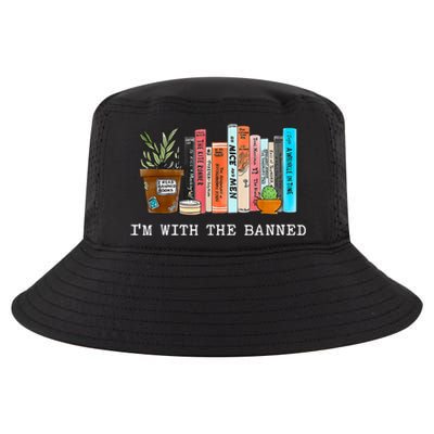 I'm With The Banned Books I Read Banned Books Lovers Cool Comfort Performance Bucket Hat