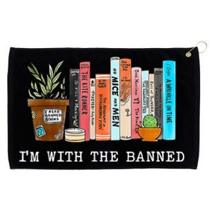 I'm With The Banned Books I Read Banned Books Lovers Grommeted Golf Towel