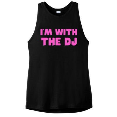 IM With The Dj Ladies PosiCharge Tri-Blend Wicking Tank