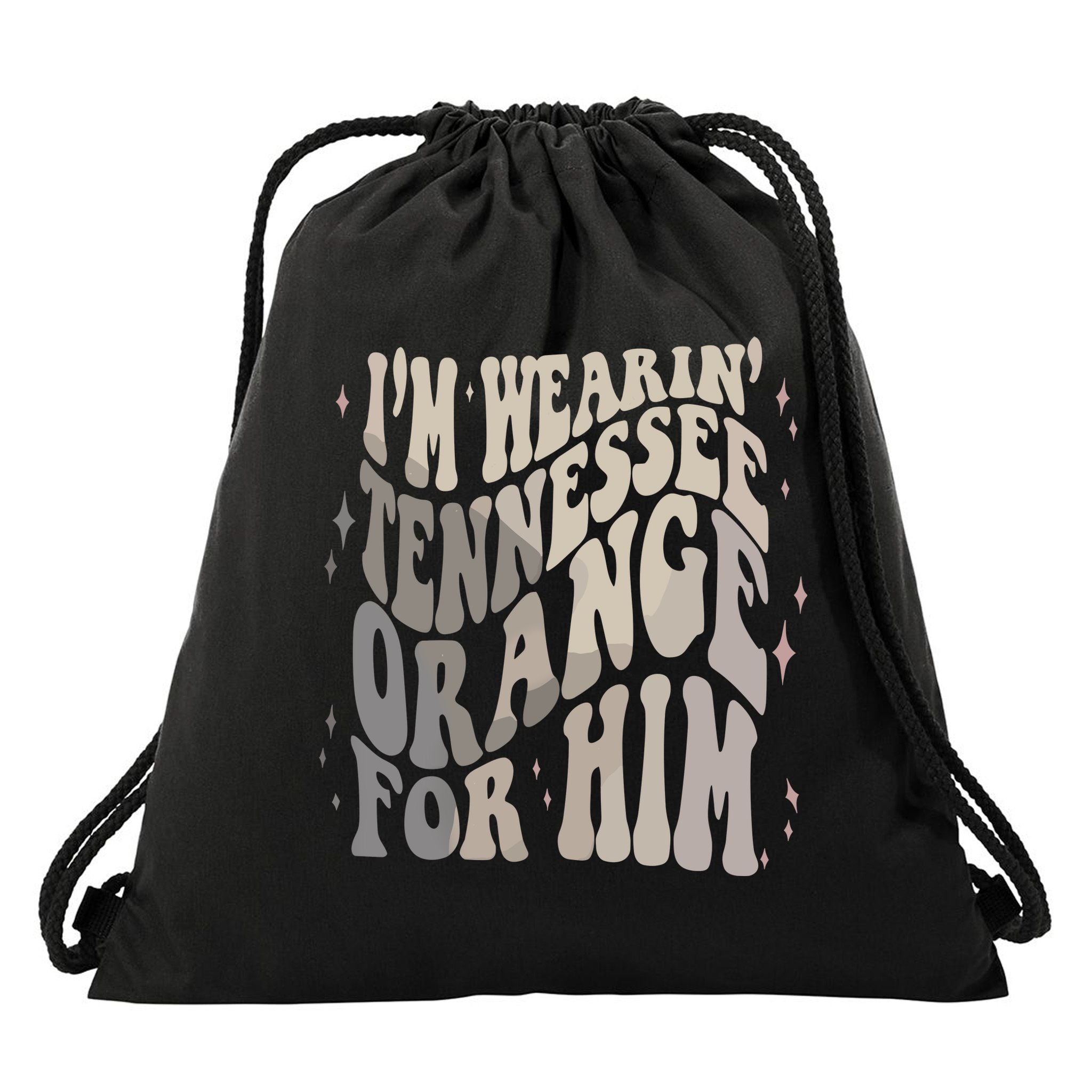 Im Wearing Tennessee Orange For Him Tennessee Football Drawstring Bag