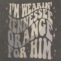 Im Wearing Tennessee Orange For Him Tennessee Football Cotton Canvas Backpack