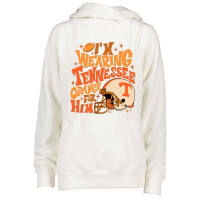 Im Wearing Tennessee Orange For Him Womens Funnel Neck Pullover Hood