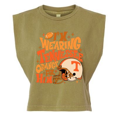 Im Wearing Tennessee Orange For Him Garment-Dyed Women's Muscle Tee