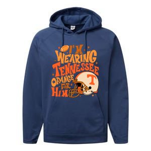 Im Wearing Tennessee Orange For Him Performance Fleece Hoodie