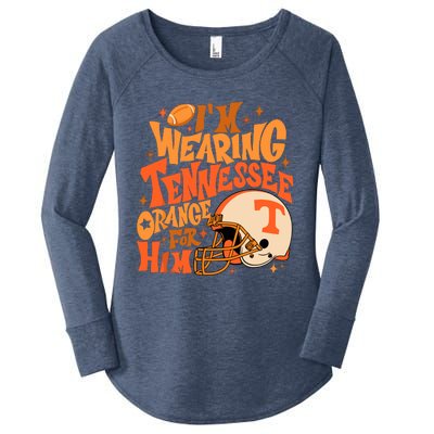 Im Wearing Tennessee Orange For Him Women's Perfect Tri Tunic Long Sleeve Shirt