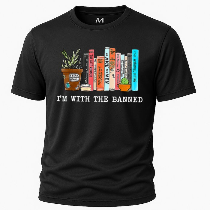 I'm With The Banned Books I Read Banned Books Lovers Cooling Performance Crew T-Shirt
