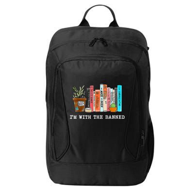 I'm With The Banned Books I Read Banned Books Lovers City Backpack