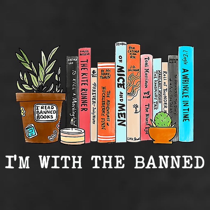 I'm With The Banned Books I Read Banned Books Lovers Adult Drive Performance Visor