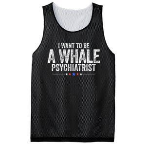 I Want To Be A Whale Psychiatrist Funny Political 2024 Mesh Reversible Basketball Jersey Tank