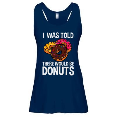 I Was Told There Would Be Donuts Doughnut Dessert Ladies Essential Flowy Tank