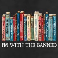I'm With The Banned Book 7 Panel Mesh Trucker Snapback Hat