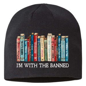 I'm With The Banned Book Sustainable Beanie